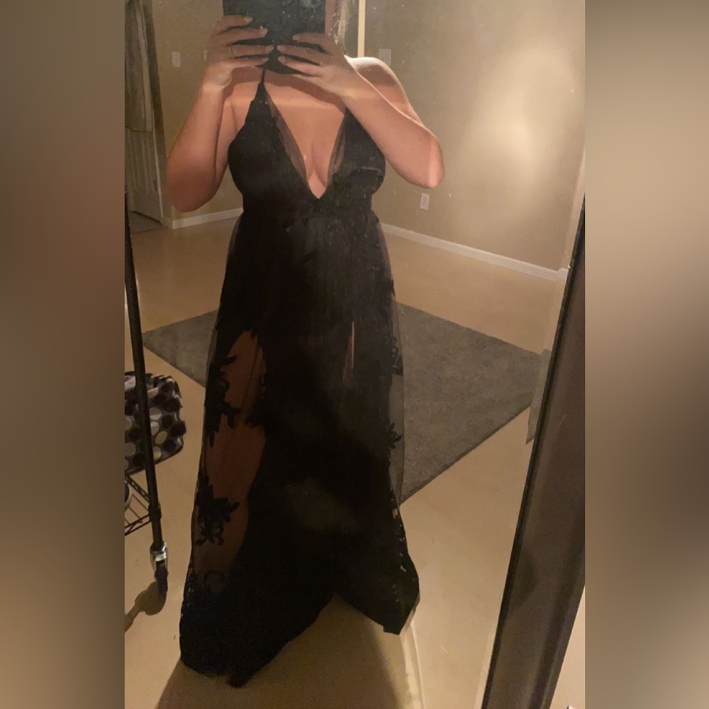 Formal black dress